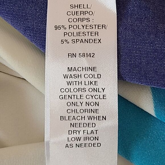 LONDON TIMES Womens Long Tropical Print Sheath Dress Size 8 NWT - Picture 8 of 10